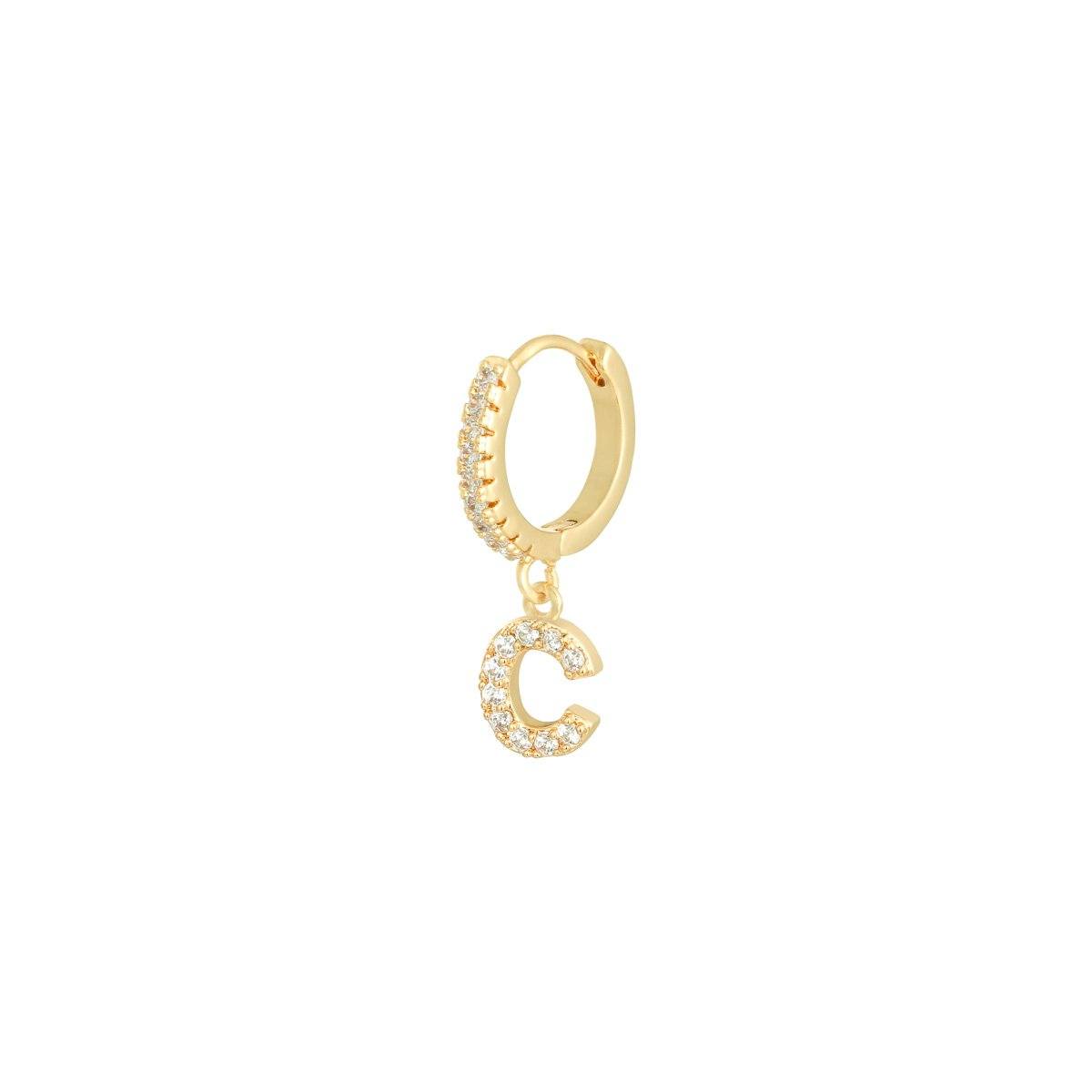 Boucle d'Oreille Initiale Paris Flavor C 